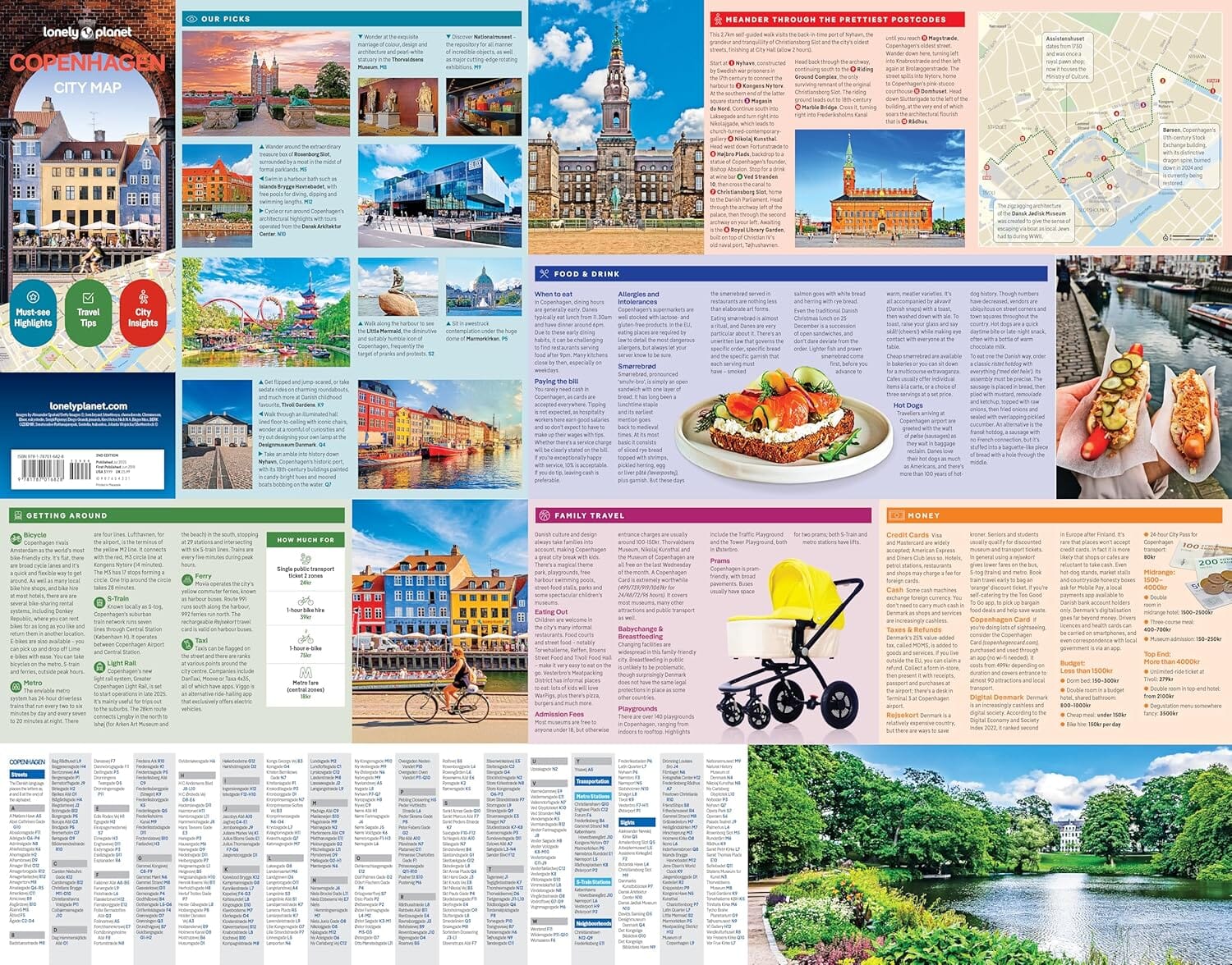 Plan de ville (en anglais) - Copenhagen | Lonely Planet plan de ville Lonely Planet EN 