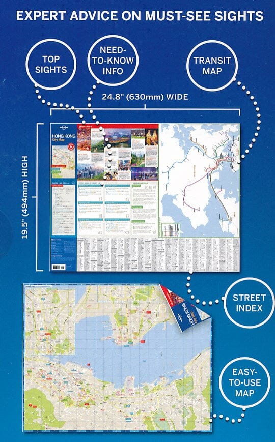 Plan de ville (en anglais) - Hong Kong | Lonely Planet plan de ville Lonely Planet EN