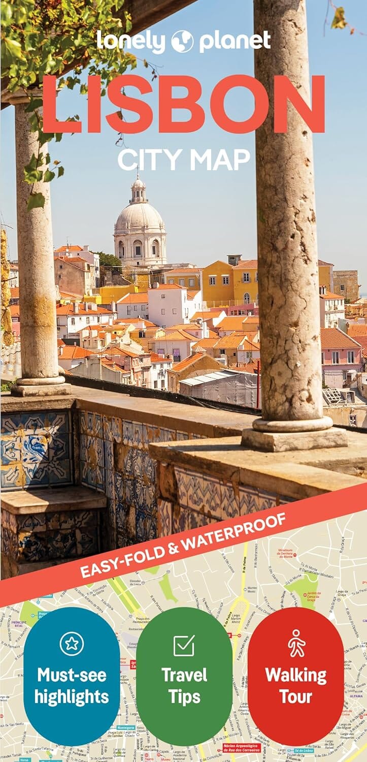Plan de ville (en anglais) - Lisbon | Lonely Planet carte pliée Lonely Planet EN 