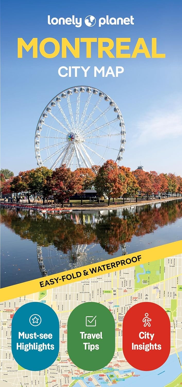 Plan de ville (en anglais) - Montréal | Lonely Planet plan de ville Lonely Planet EN 