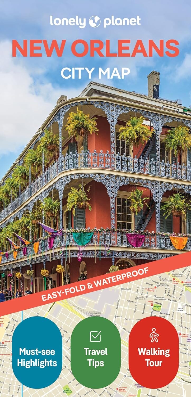 Plan de ville (en anglais) - New Orleans | Lonely Planet plan de ville Lonely Planet EN 