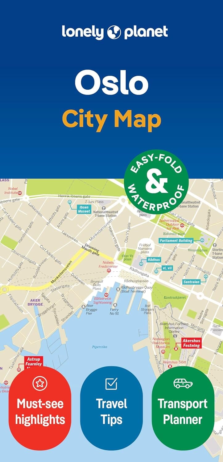 Plan de ville (en anglais) - Oslo | Lonely Planet plan de ville Lonely Planet EN