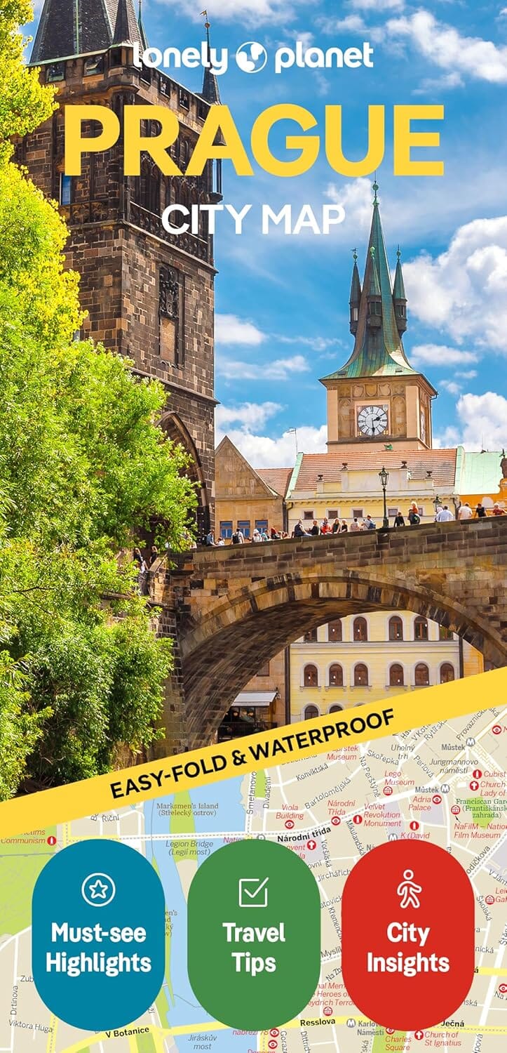 Plan de ville (en anglais) - Prague | Lonely Planet plan de ville Lonely Planet EN 
