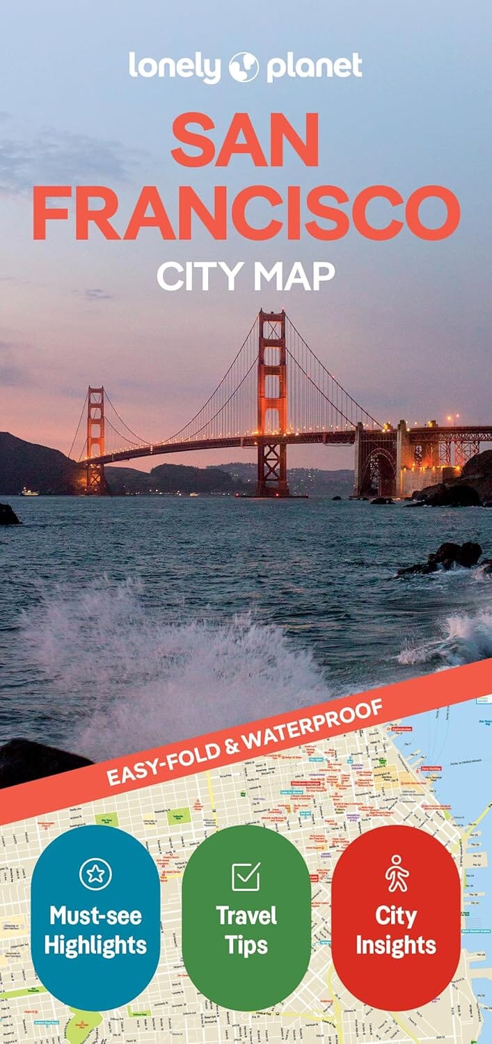Plan de ville (en anglais) - San Francisco | Lonely Planet plan de ville Lonely Planet EN 