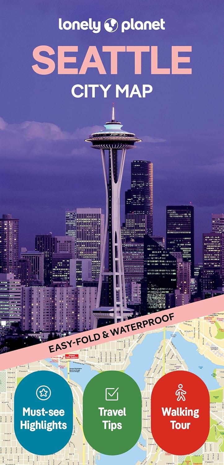 Plan de ville (en anglais) - Seattle | Lonely Planet plan de ville Lonely Planet EN 