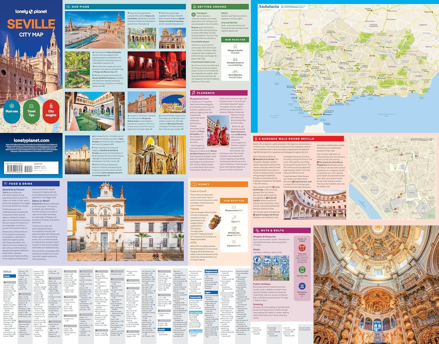 Plan de ville (en anglais) - Seville | Lonely Planet plan de ville Lonely Planet EN