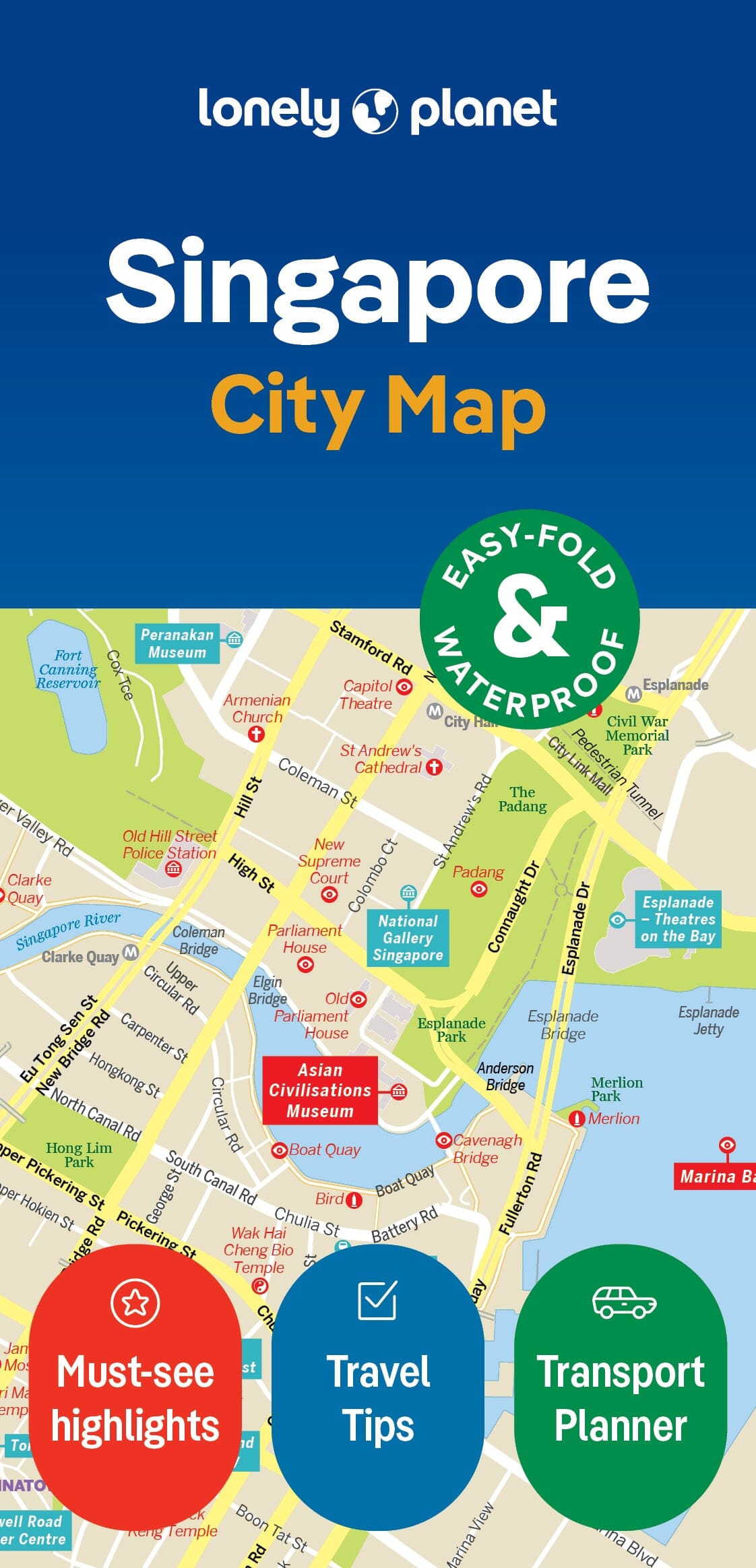 Plan de ville (en anglais) - Singapore | Lonely Planet plan de ville Lonely Planet EN