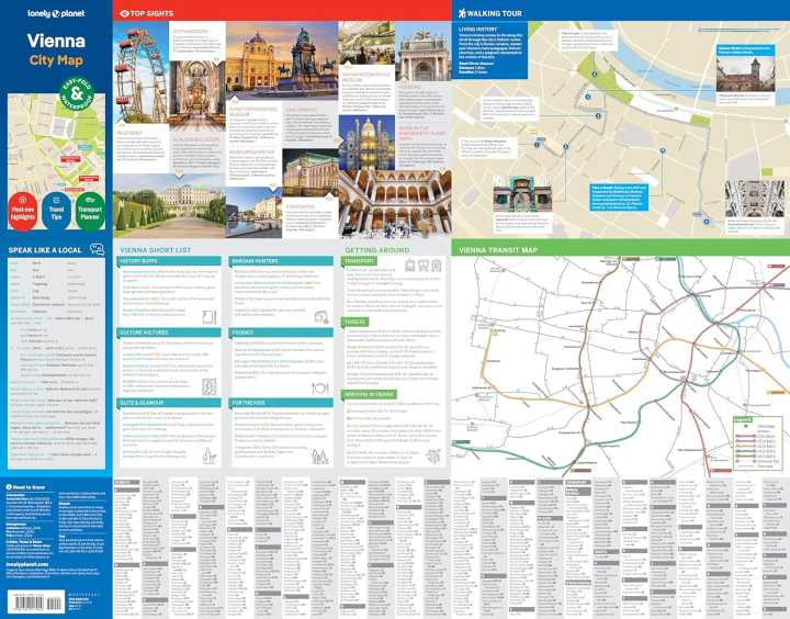 Plan de ville (en anglais) - Vienna (Autriche) | Lonely Planet plan de ville Lonely Planet EN