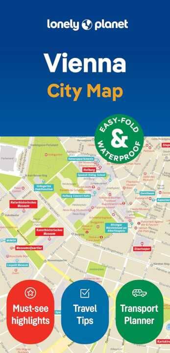 Plan de ville (en anglais) - Vienna (Autriche) | Lonely Planet plan de ville Lonely Planet EN