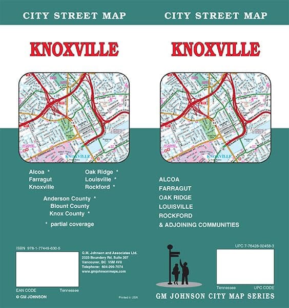 Plan de ville - Knoxville (Tennessee) | GM Johnson plan de ville GM Johnson 