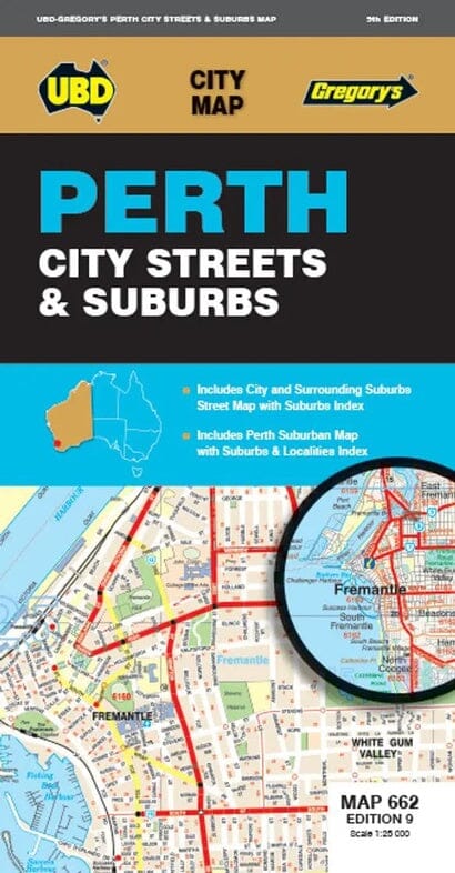 Perth Psp Map City Map - Perth City Streets & Suburbs | UBD Gregory's – Cartovia