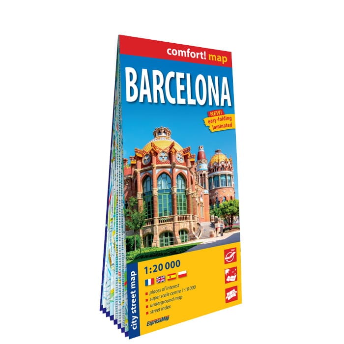Plan de ville plastifié - Barcelone | Express Map carte pliée Express Map 