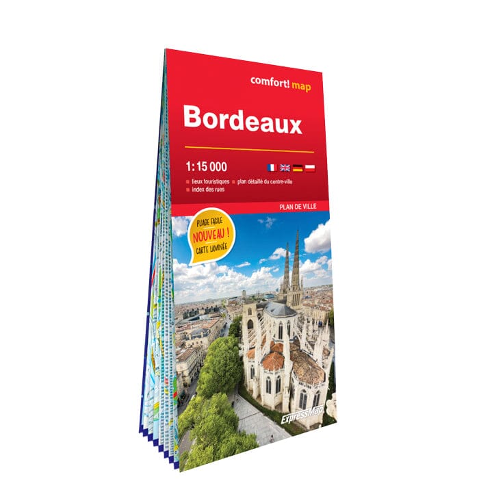 Plan de ville plastifié - Bordeaux | Express Map plan de ville Express Map 