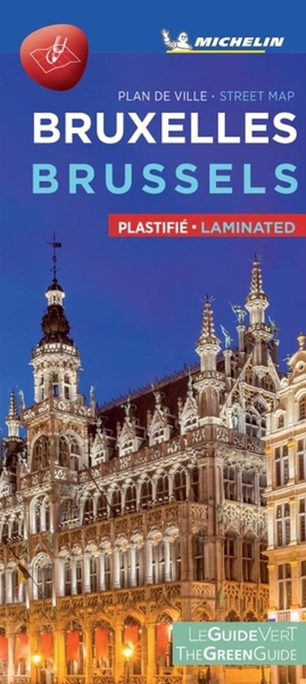 Laminated city map - Brussels | Michelin – Cartovia