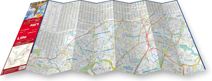 Plan de ville plastifié - Lille | Express Map plan de ville Express Map 