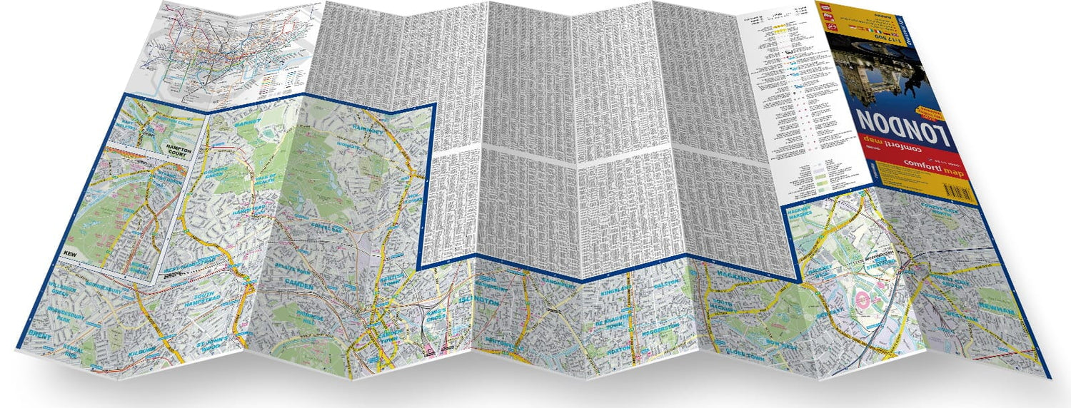Plan de ville plastifié - Londres | Express Map plan de ville Express Map