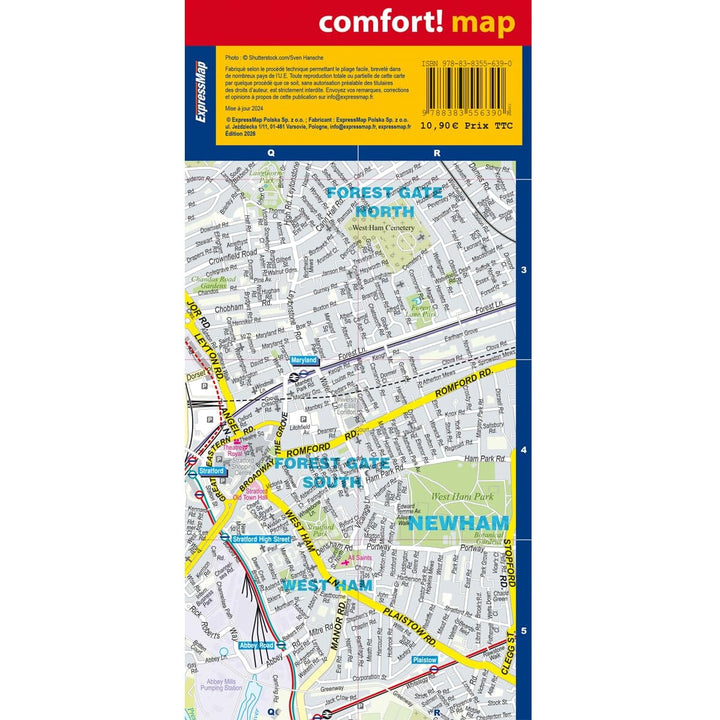 Plan de ville plastifié - Londres | Express Map plan de ville Express Map 