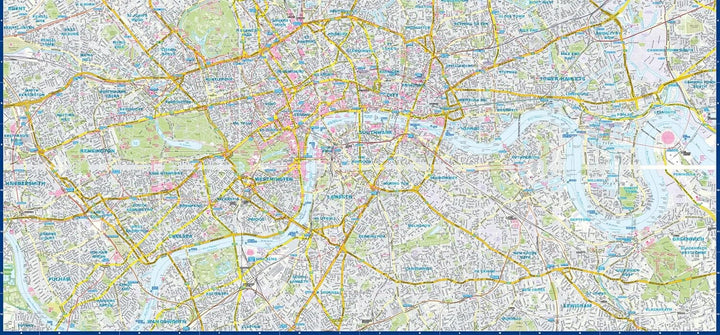 Plan de ville plastifié - Londres | Express Map plan de ville Express Map 