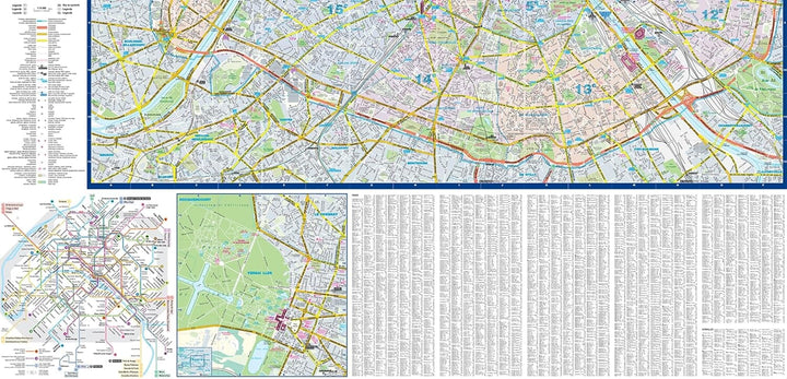 Plan de ville plastifié - Paris | Express Map carte pliée Express Map 