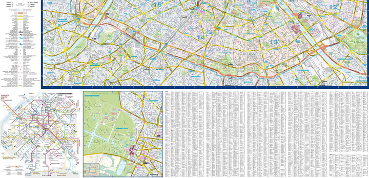 Plan de ville plastifié - Paris | Express Map plan de ville Express Map 