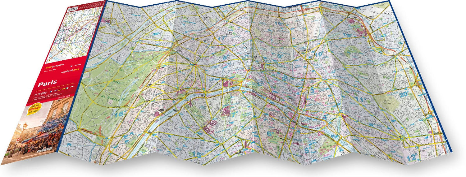 Plan de ville plastifié - Paris | Express Map plan de ville Express Map 