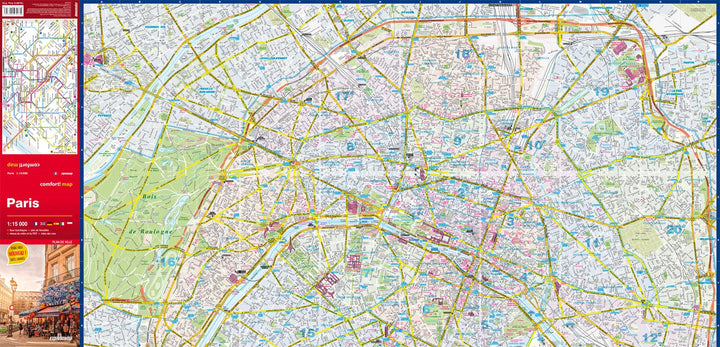 Plan de ville plastifié - Paris | Express Map plan de ville Express Map 