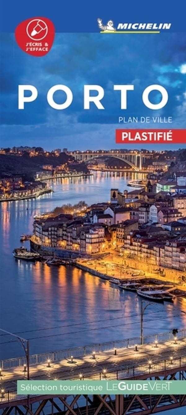 Plan de ville plastifié - Porto | Michelin plan de ville Michelin