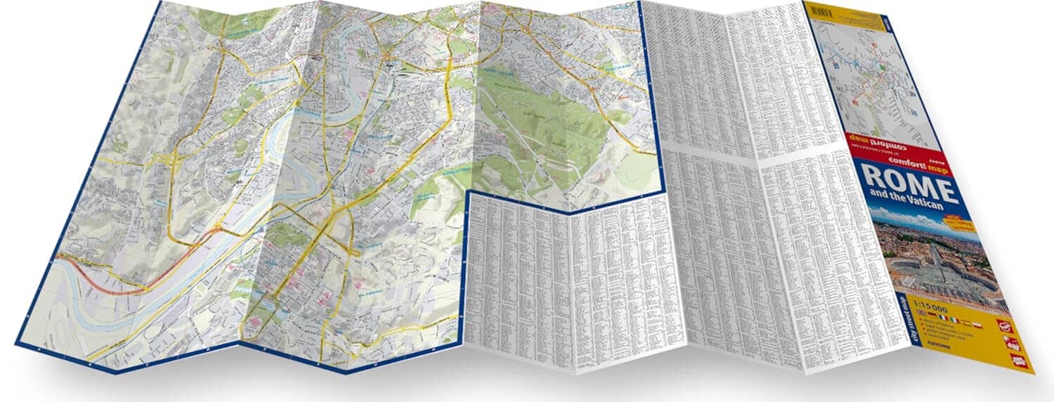 Plan de ville plastifié - Rome/ Vatican Ville | Express Map plan de ville Express Map 