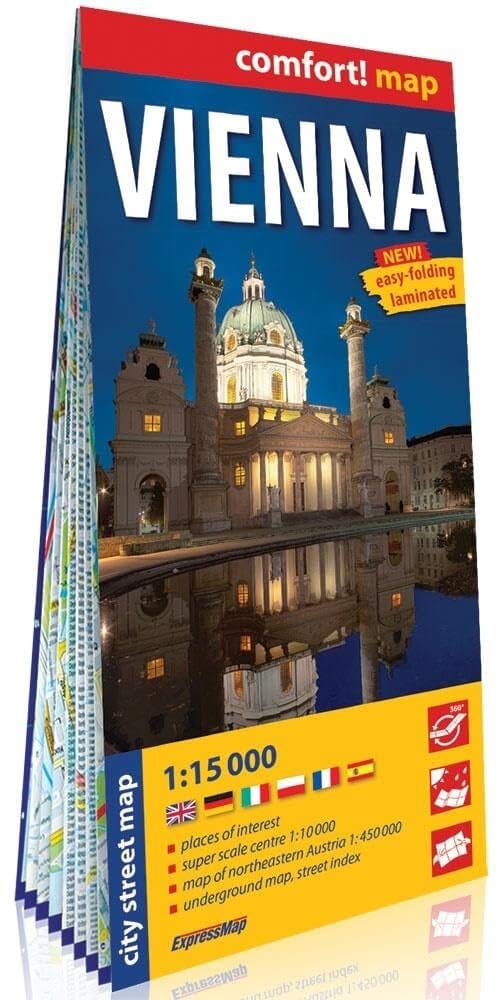 Plan de ville plastifié - Vienne | Express Map plan de ville Express Map