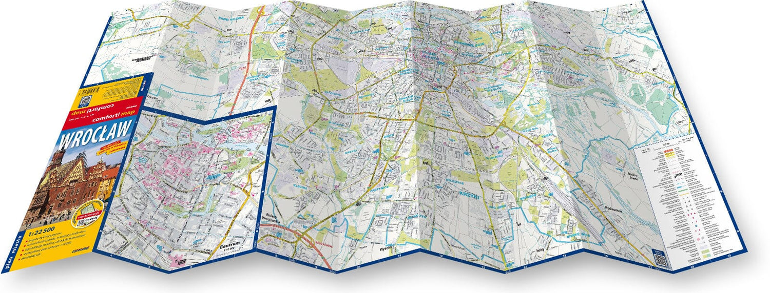 Plan de ville plastifié - Wroclaw (Pologne) | Express Map plan de ville Express Map 