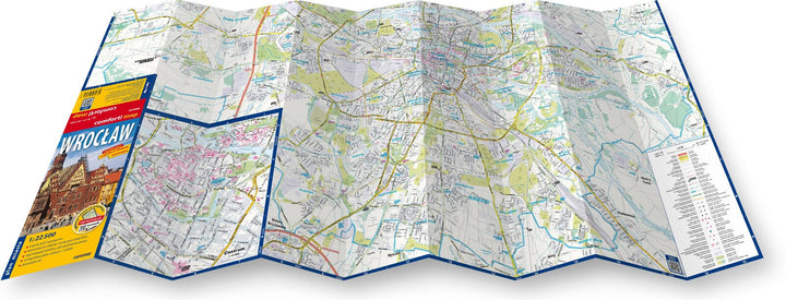 Plan de ville plastifié - Wroclaw (Pologne) | Express Map plan de ville Express Map 