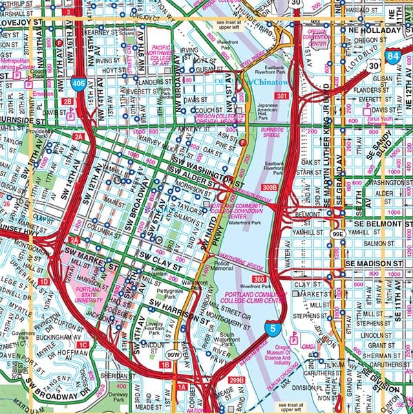 Plan de ville - Portland (Oregon) | GM Johnson plan de ville GM Johnson 
