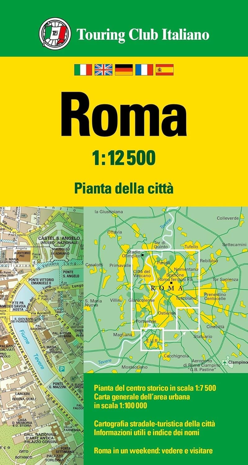 Plan de ville - Rome | Touring Club Italiano plan de ville Touring Club Italiano 