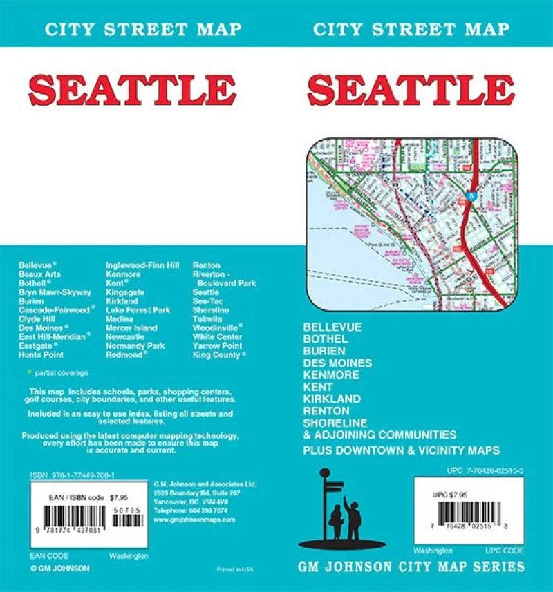 Plan de ville - Seattle (Washington) | GM Johnson plan de ville GM Johnson 