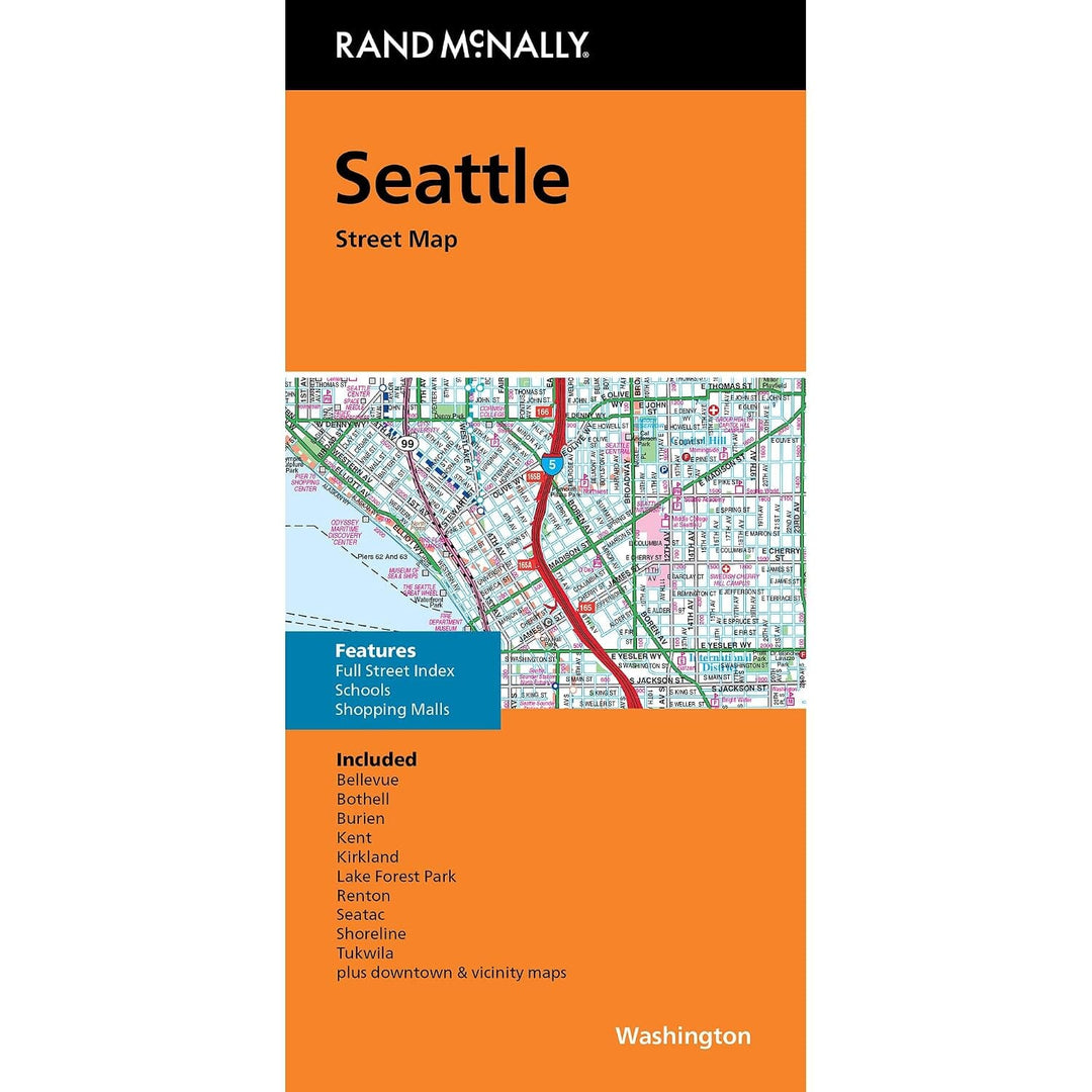 Plan de ville - Seattle, Washington| Rand McNally plan de ville Rand McNally 