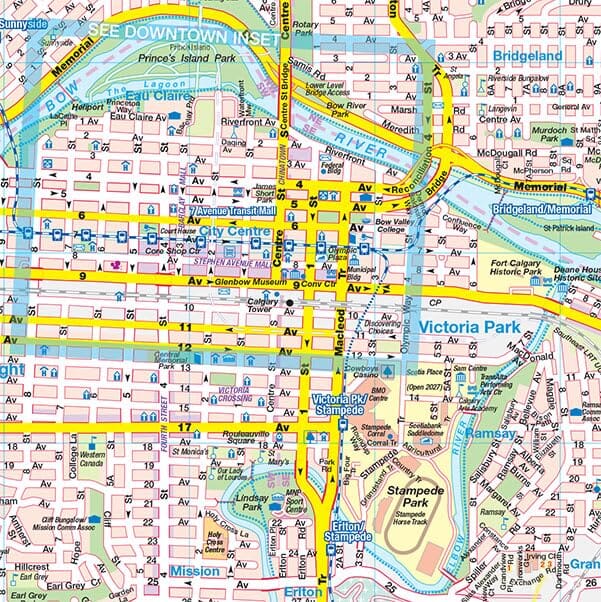 Plan des rues - Calgary (Alberta) | GM Johnson plan de ville GM Johnson 