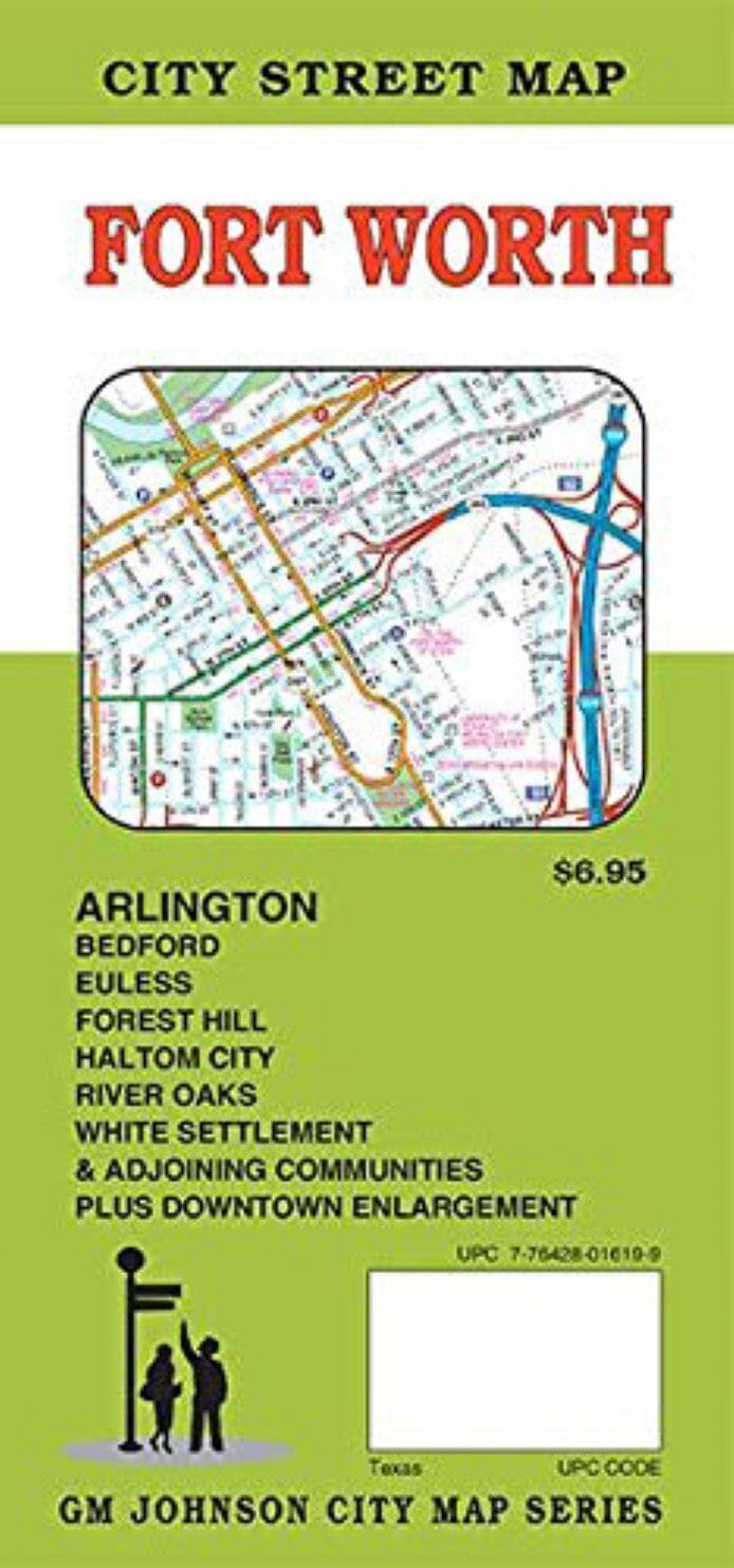 Plan des rues - Fort Worth (Texas) | GM Johnson plan de ville GM Johnson Default Title