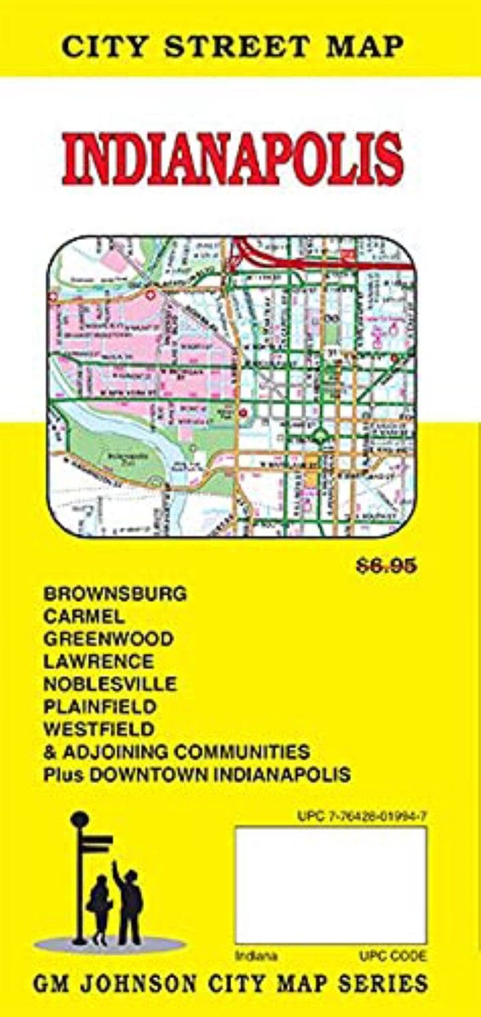 Plan des rues - Indianapolis | GM Johnson plan de ville GM Johnson Default Title