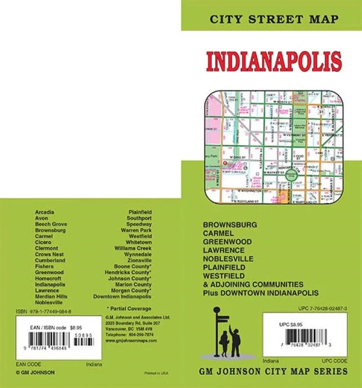 Plan des rues - Indianapolis | GM Johnson plan de ville GM Johnson 