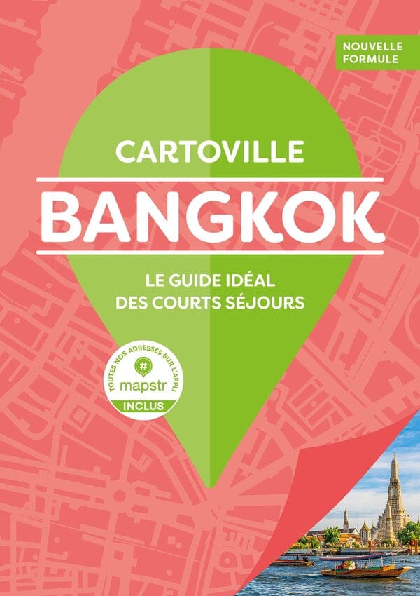 Plan détaillé - Bangkok | Cartoville carte pliée Gallimard 
