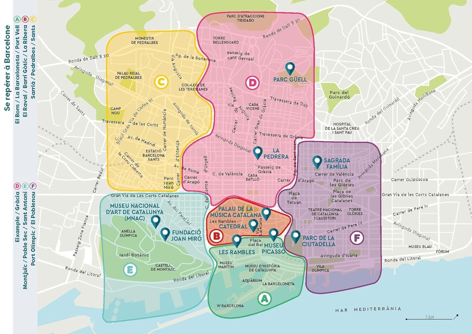 Guide de voyage de poche - Barcelone 2025/26 | Cartoville guide de voyage Gallimard