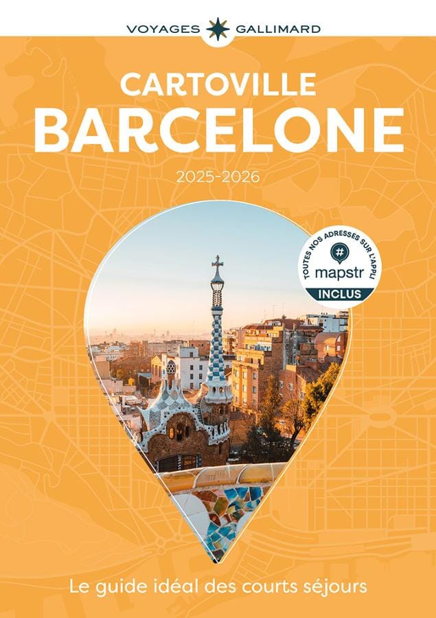 Guide de voyage de poche - Barcelone 2025/26 | Cartoville guide de voyage Gallimard