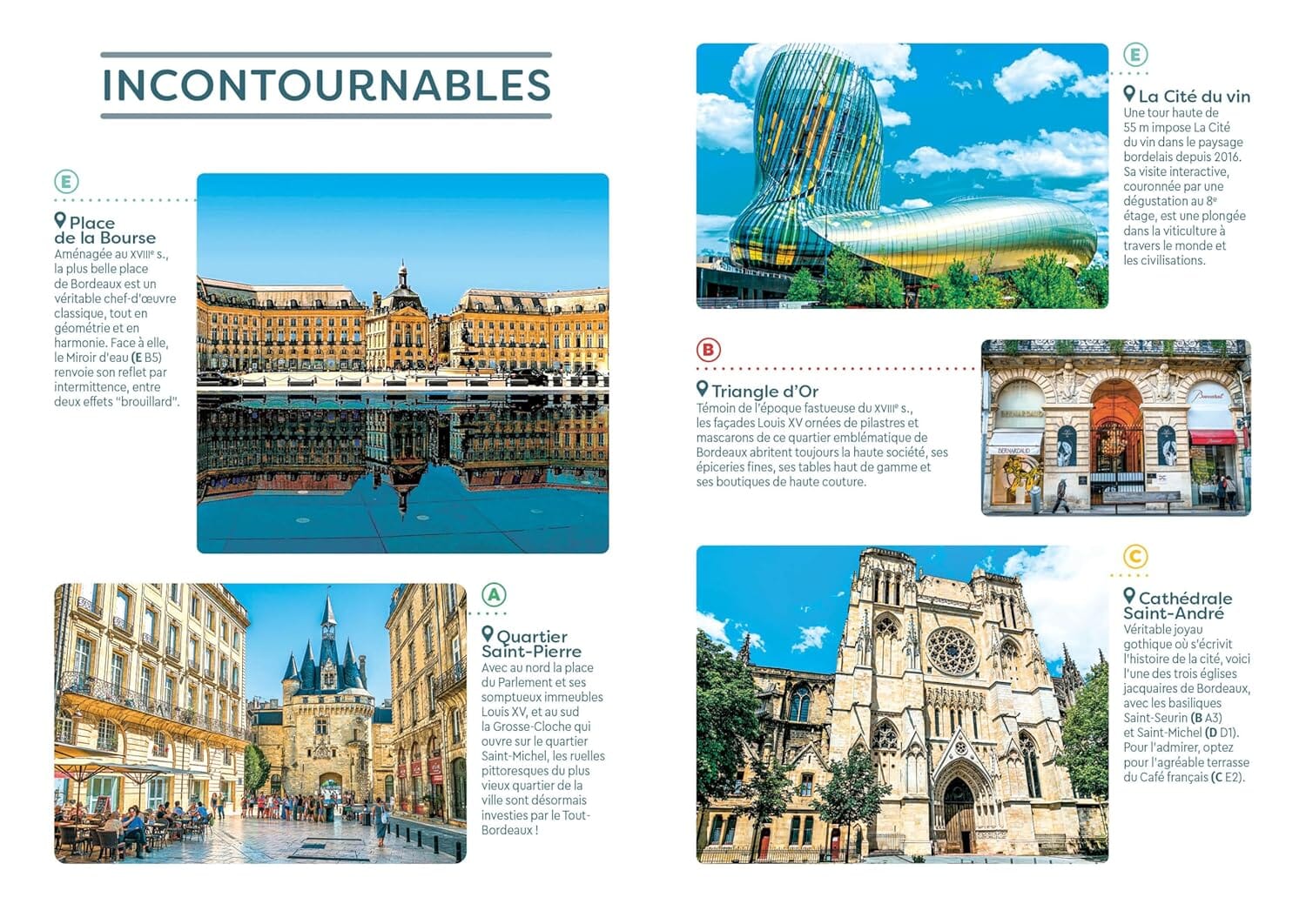 Guide de voyage de poche- Bordeaux | Cartoville guide de voyage Gallimard