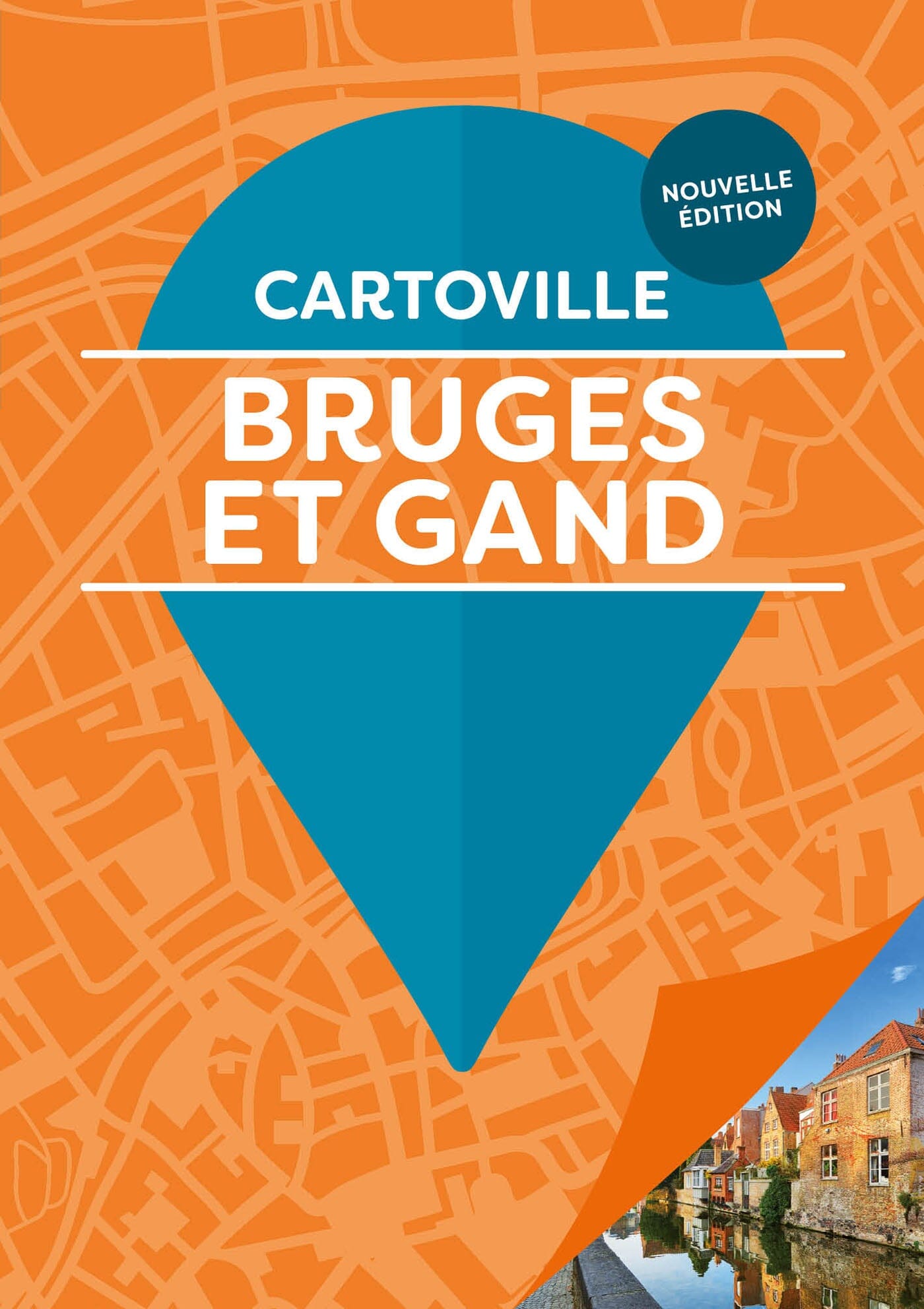 Guide de voyage de poche - Bruges & Gand | Cartoville guide de voyage Gallimard