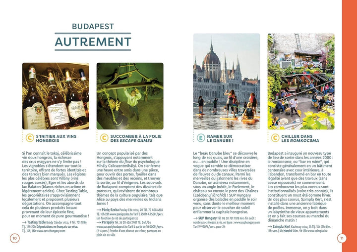 Plan détaillé - Budapest | Cartoville carte pliée Gallimard 