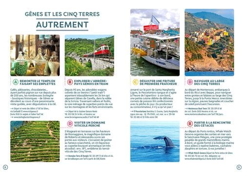 Guide de voyage de poche - Cinque Terre et Gênes | Cartoville guide de voyage Gallimard