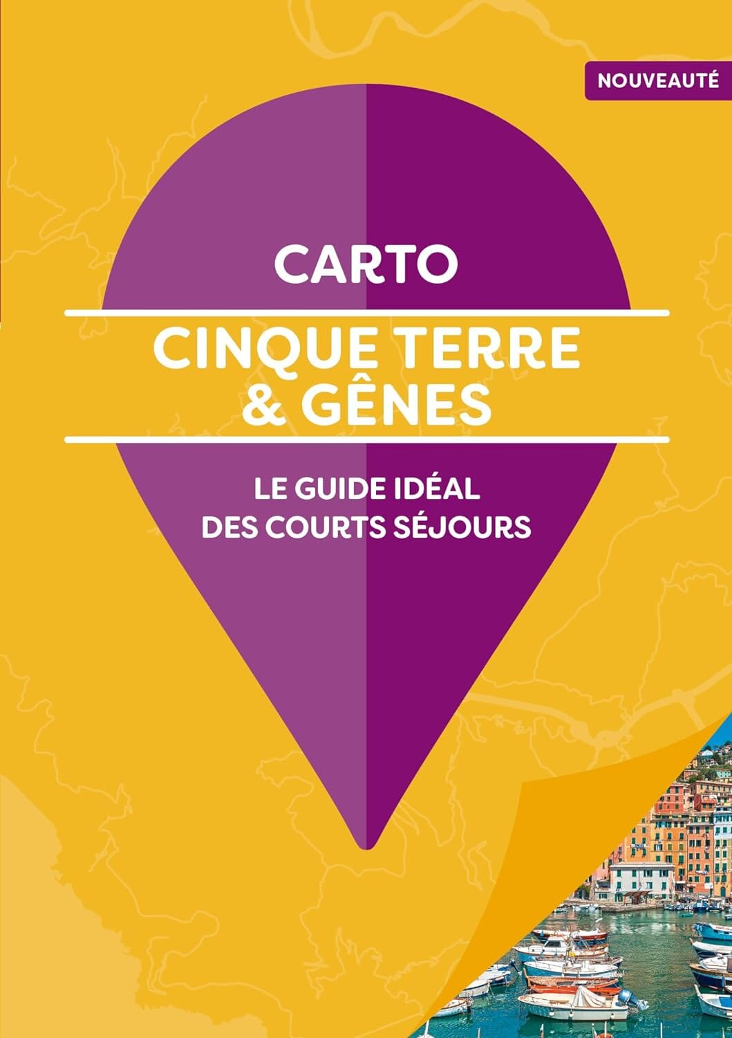 Guide de voyage de poche - Cinque Terre et Gênes | Cartoville guide de voyage Gallimard