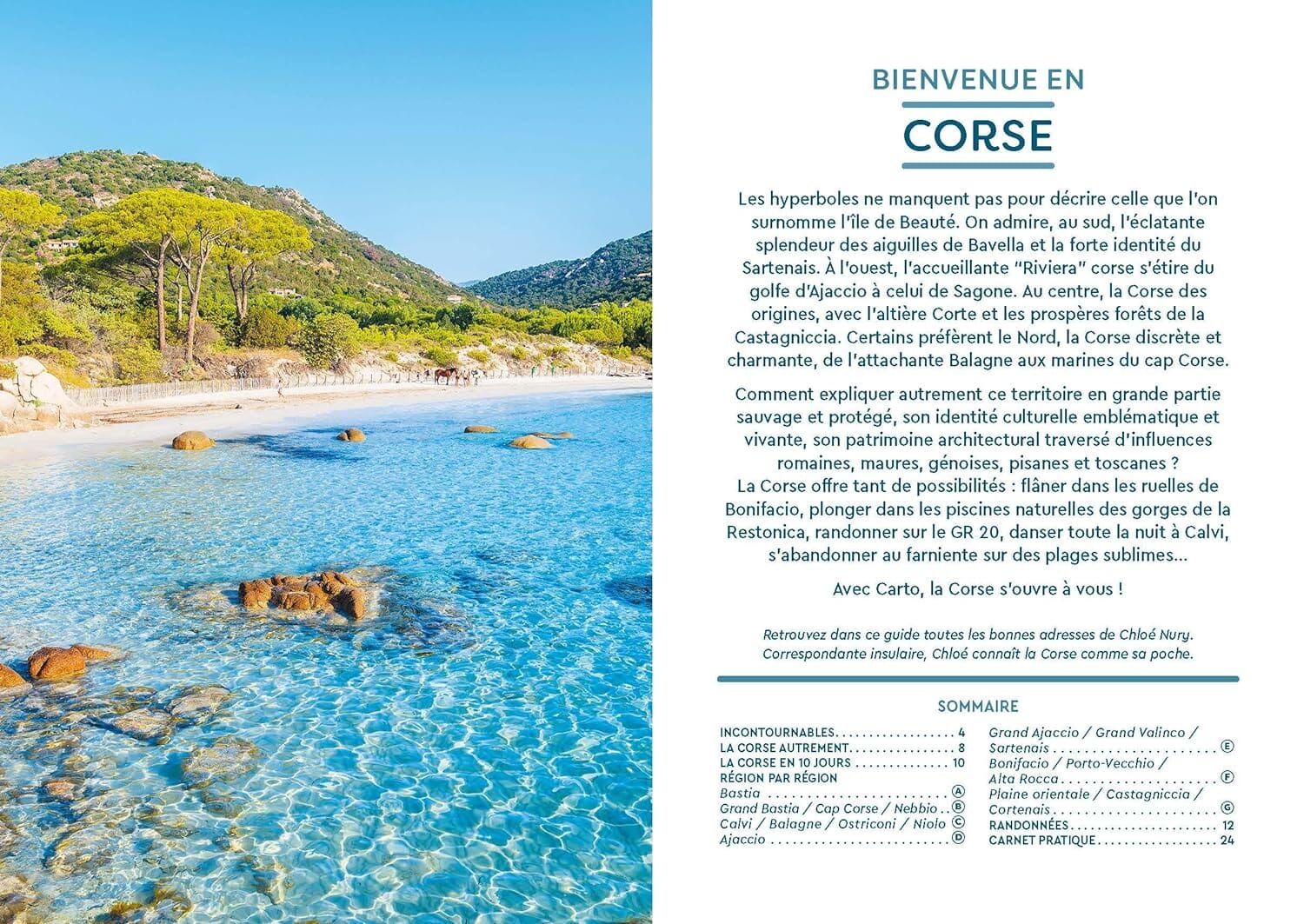 Guide de voyage de poche - Corse - Édition 2024 | Cartoville guide de voyage Gallimard