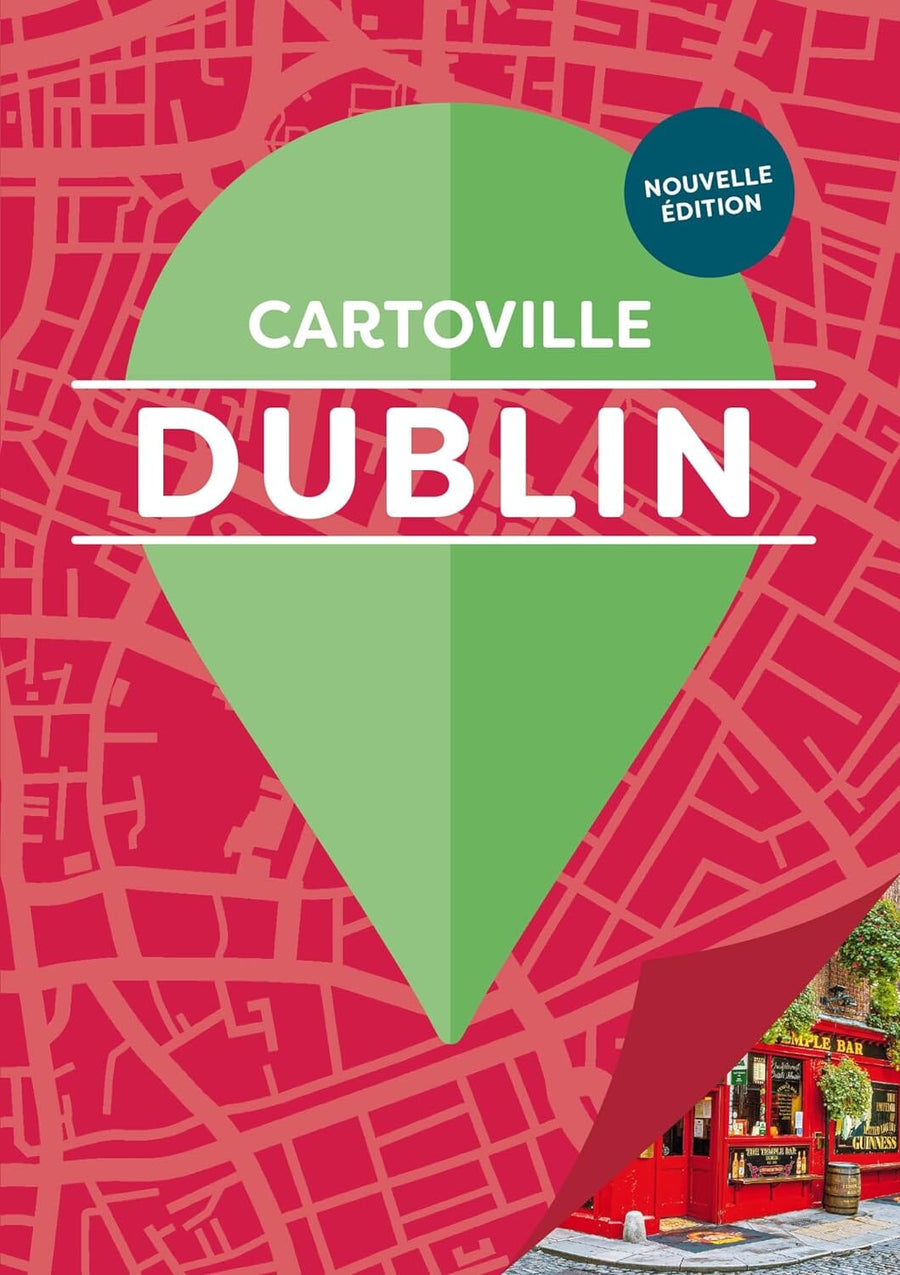 Plan détaillé - Dublin - Édition 2024 | Cartoville carte pliée Gallimard 