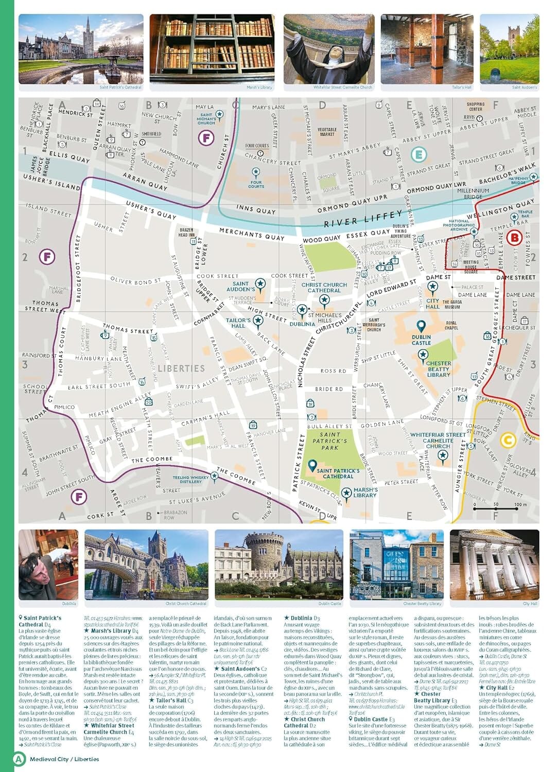 Guide de voyage de poche - Dublin - Édition 2024 | Cartoville guide de voyage Gallimard